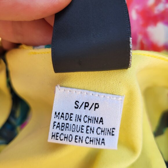 High Low Yellow Floral Dress Size Small - Picture 6 of 10